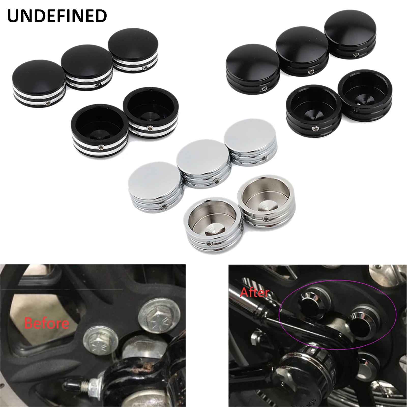 CNC Rear Sprocket Flat Bolt Cap Cover Kit For Harley Softail Fatboy Breakout Touring Road Glide Sportster XL883 1200 2004-2022