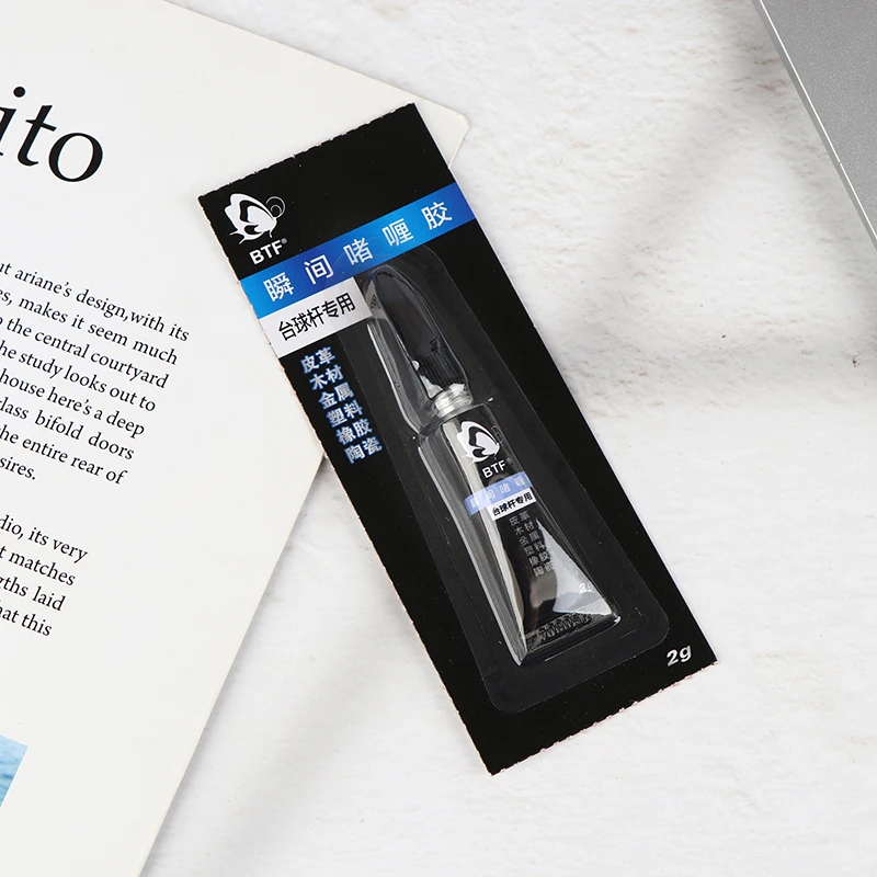 Colle pour pointe de queue de billard, réparation de queue de billard, accessoire de réparation pour augmenter la Friction, outil de réparation de pointe de queue