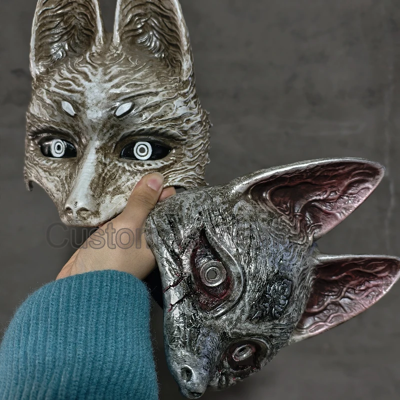 Jogo Silent Hill F Hinako Shimizu Máscara de raposa Cosplay Prop Kotoyuki Tsuneki Cosplay