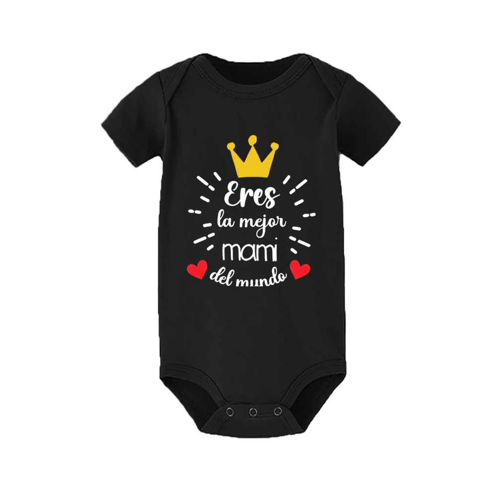 You Are The Best Mother in The World Baby Bodysuit Infant Romper Boys Girls Clothes Newbron Gift Mother's Day Gifts
