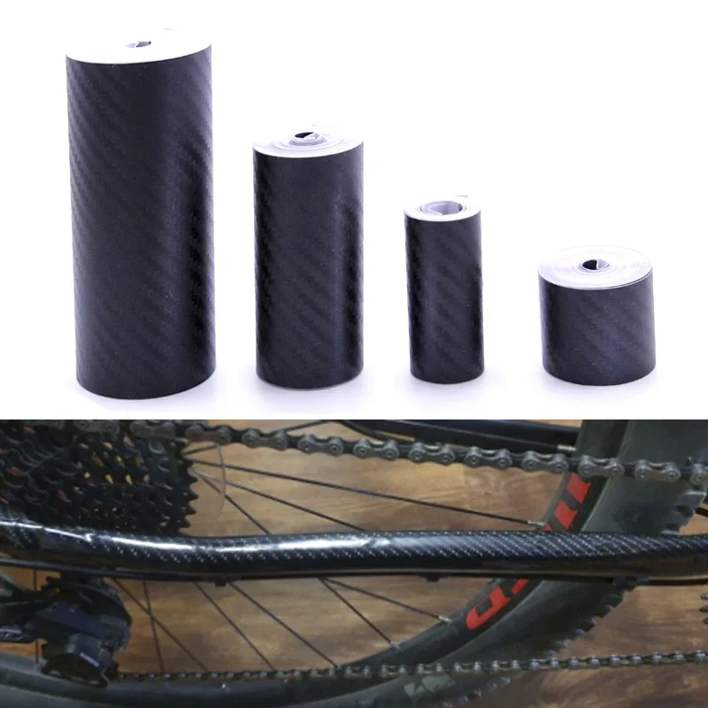 DIY Bicycle Stickers Carbon Fiber Sticker For Bike Car Sticker Waterproof Door Sill Anti Scratch Nano Protector Tape Bicycles