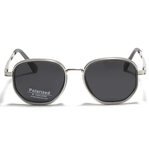 Peekaboo Gafas de sol polarizadas masculinas para mujeres tr90 unisex lentes cuadrados para hombres medio metal tac accesorios de verano 2024 6 Mejores Peekaboo de ventas - №4