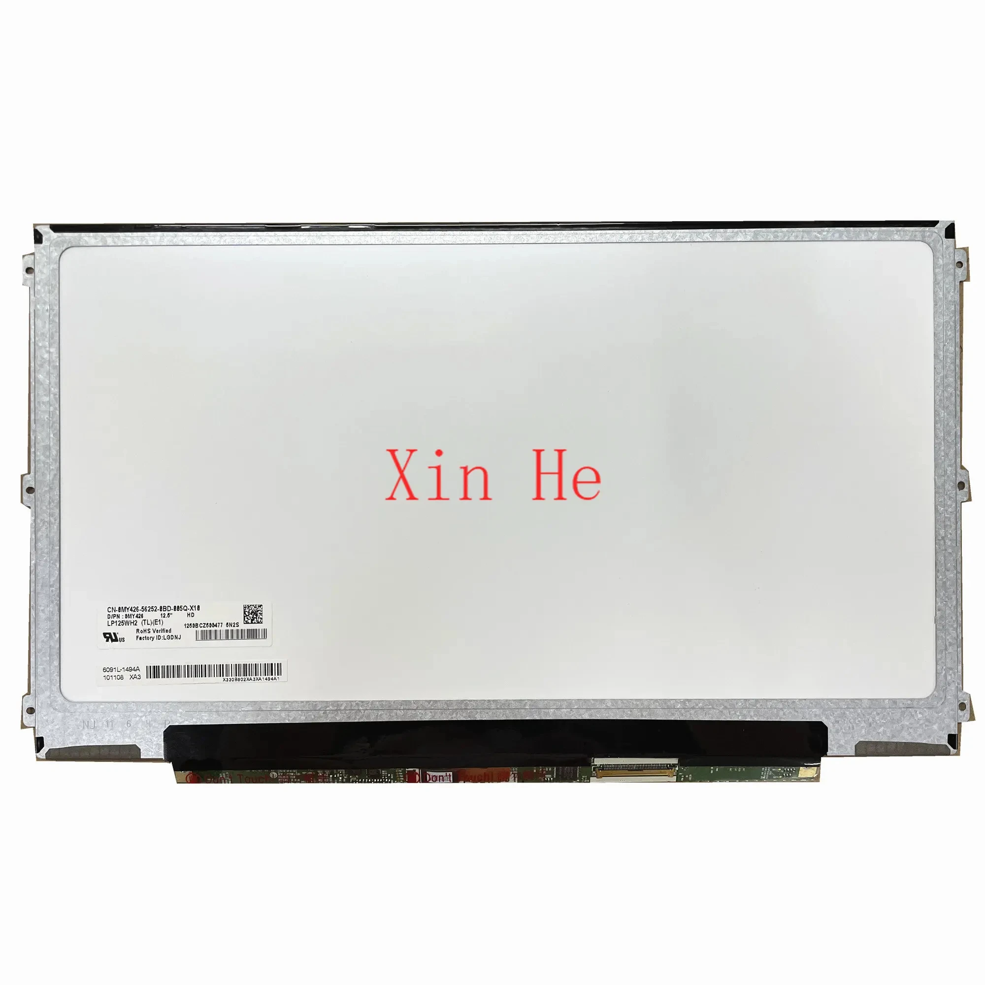 LP125WH2-TLE1 ajuste LP125WH2-TLB1 B125XW01 V.0 B125XW03 12.5 ''tela LCD do portátil 1366*768 LVDS 40 pinos