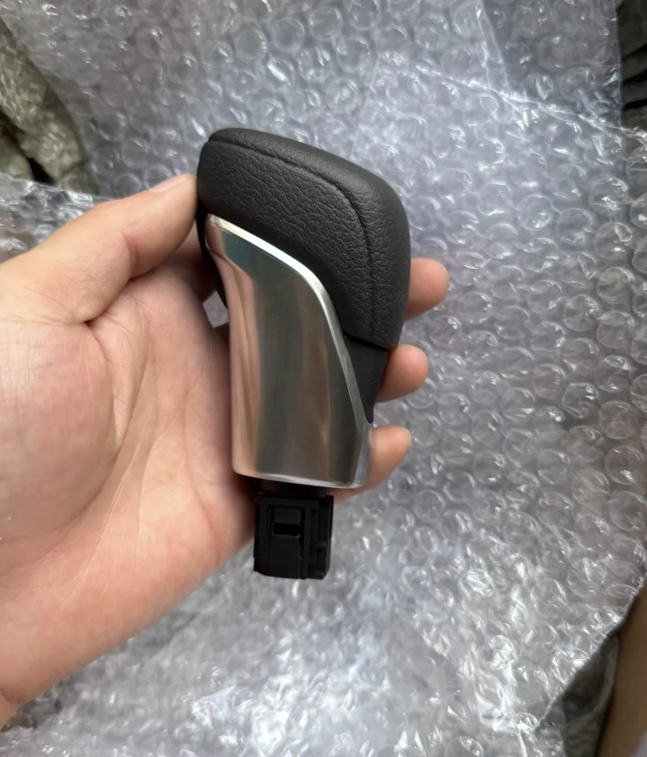 XAO Leather Front Gear Shift Knob for nis san Patrol Y62 QX56 QX80 Automatic Shifter Lever Head