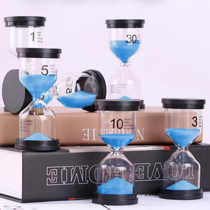 1-60 Minutes Sand Clock Hourglass Timer Creativity Sand Glass Kitchens Clock Children's Gift Sandglass Home Decoration Ornaments