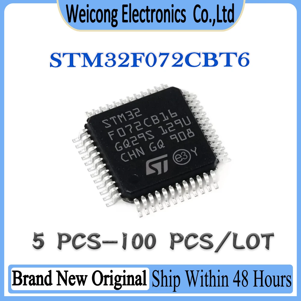 STM32F072CBT6 STM32F072CBT STM32F072CB STM32F072C STM32F072 STM32F STM32 STM New Original IC MCU Chip LQFP-48