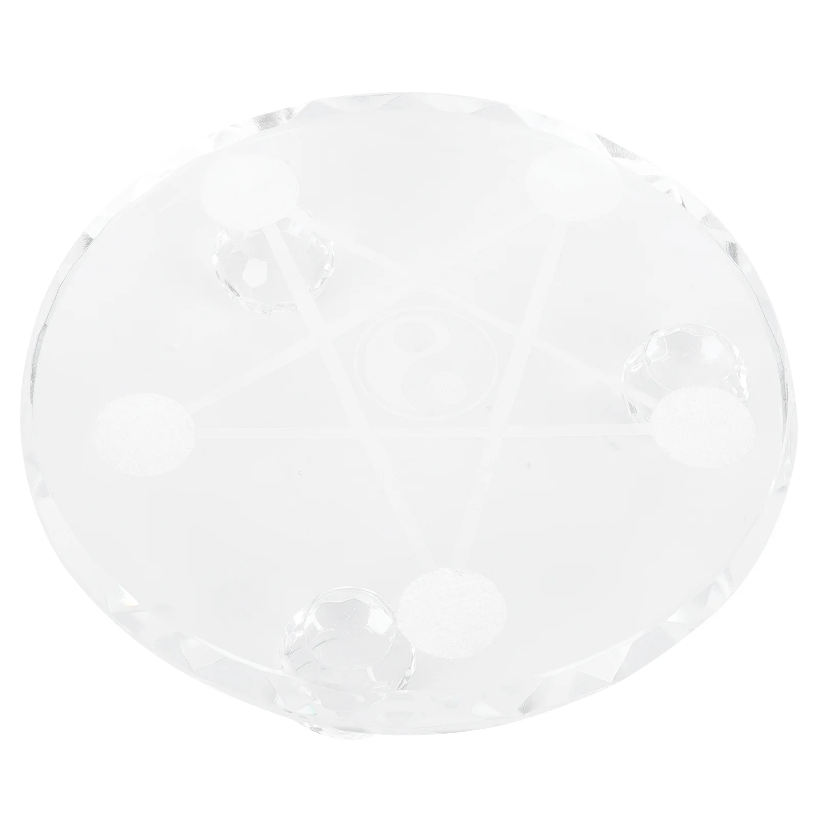 

Glass Agate Round Base Crystal Balls Stand Transparent Jade Support Premium Quality Desktop Decoration Unique Design