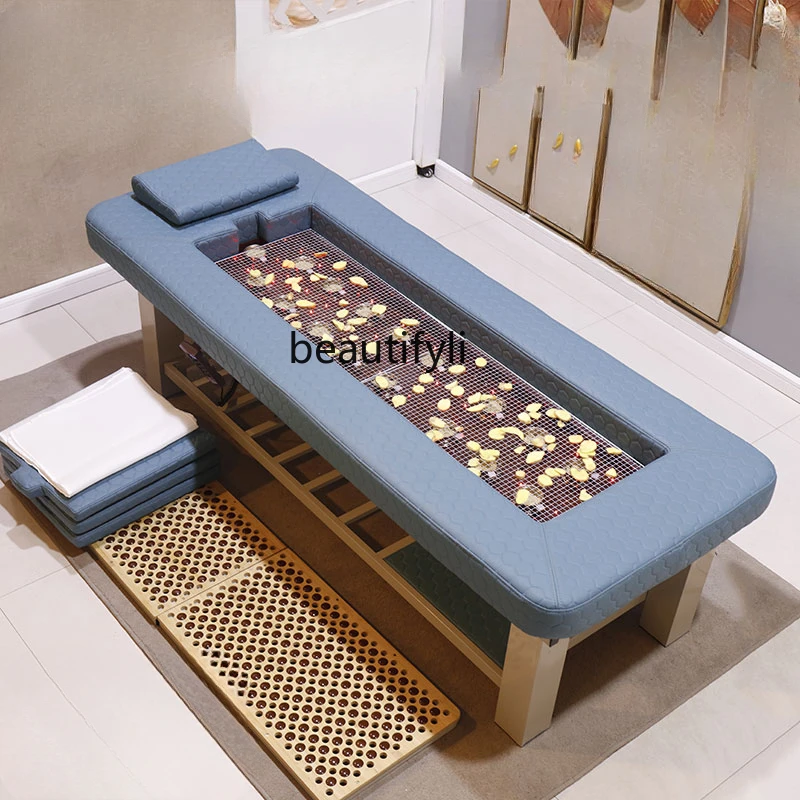 Automatic Smoke-Free Moxibustion Bed Fumigation Physiotherapy Health Massage Massage Couch Household