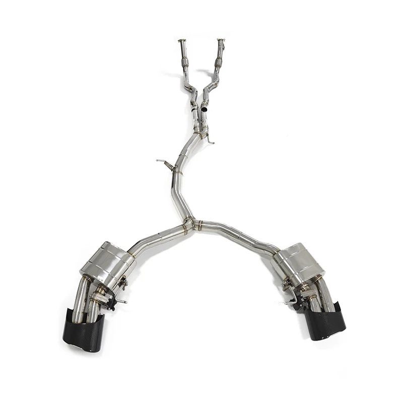 

HMD Stainless Steel Exhaust System Performance Catback Front Pipe for Audi RS4 RS5 B9 2.9T Valve Muffler With RS Style Tip