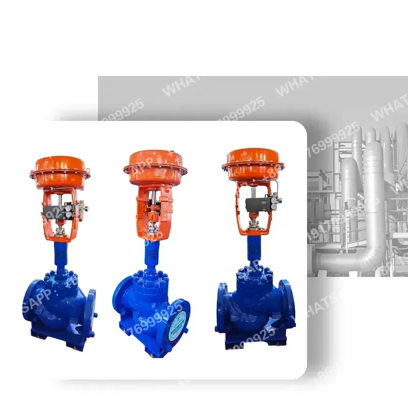 DN200 Class600 ANSI Cast Steel Pneumatic High Pressure Control Valve for Water OEM Customizable
