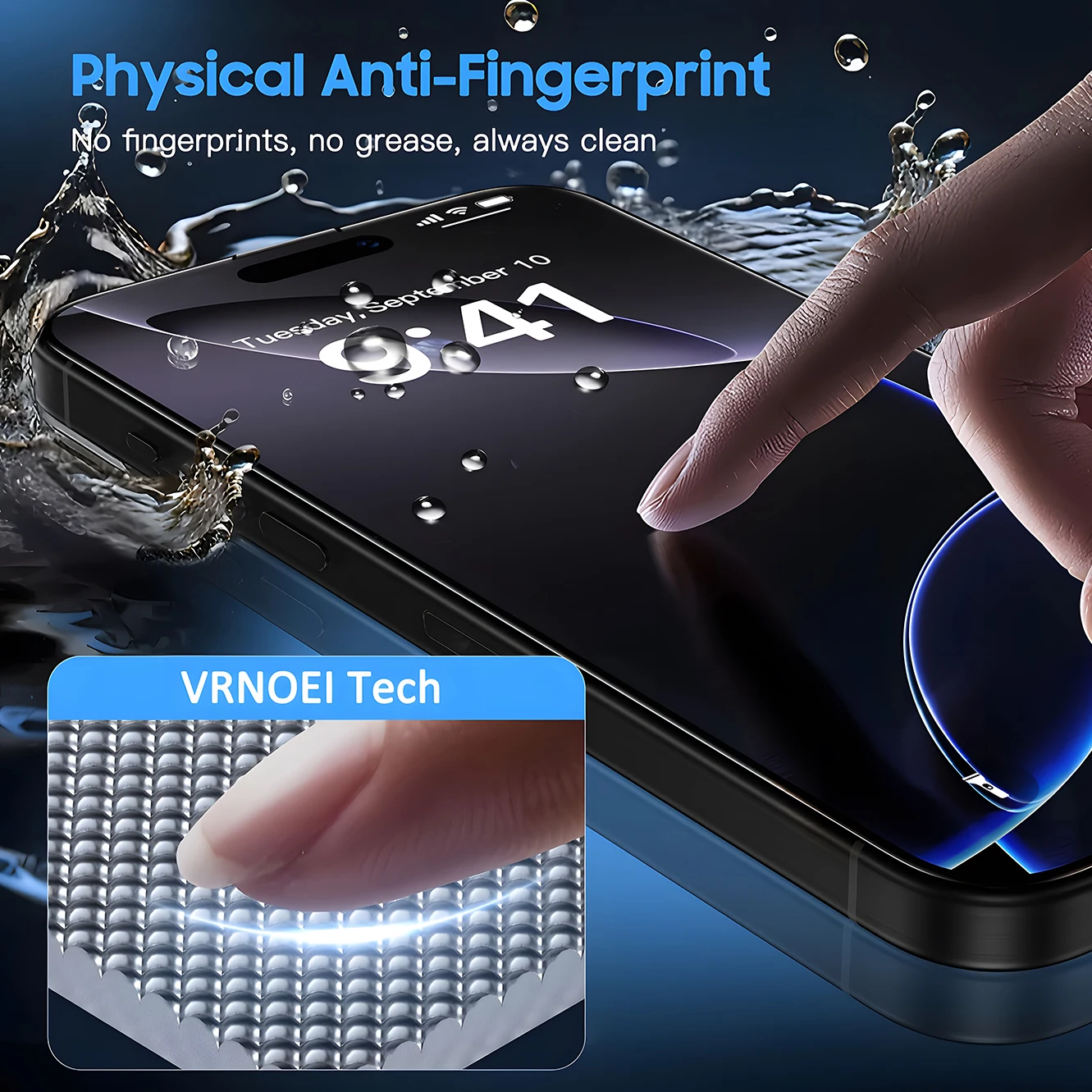 3-1 قطعة تركيب خالية من الغبار حامي الشاشة الخصوصية آيفون 16 14 13 12 11 15 17 برو ماكس مكافحة التجسس الزجاج حامي الشاشة #4