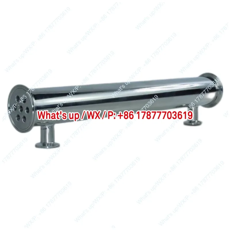 Tubular Sanitary 304 316 Stainless Steel Three-Clamp Fractionator Condenser for Distillation