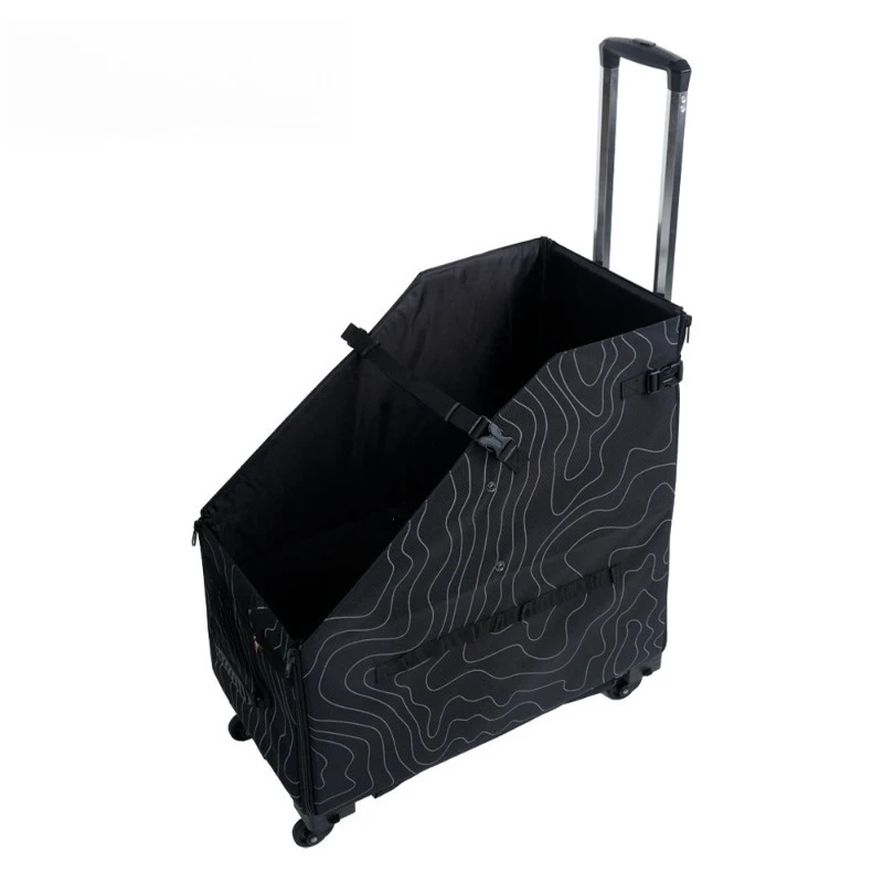 

Folding car storage box, car storage box, waterproof and dustproof with pulley