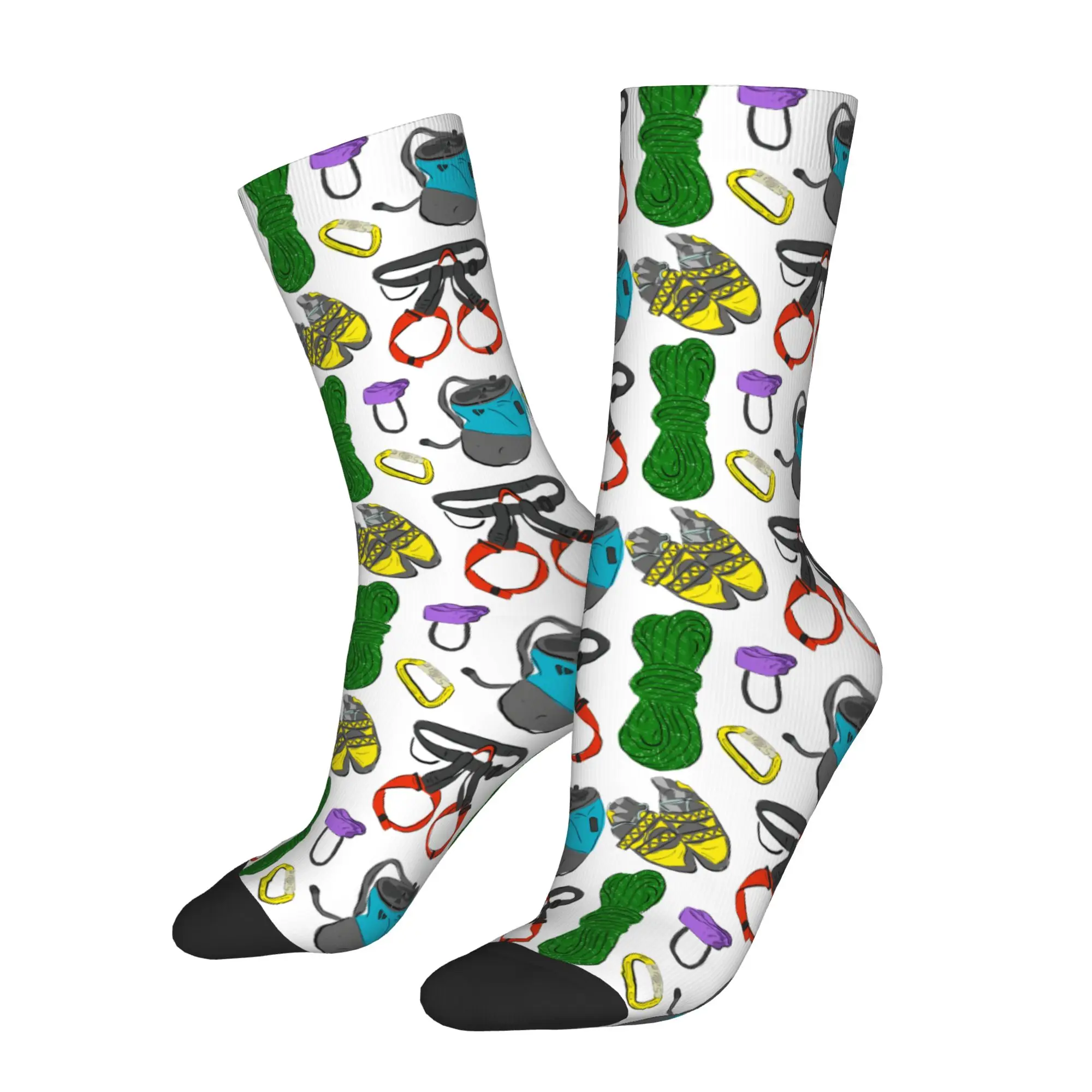 Rock Climbing Equipment Design Men Women Socks Cycling Novelty Spring Summer Autumn Winter Stockings Gift