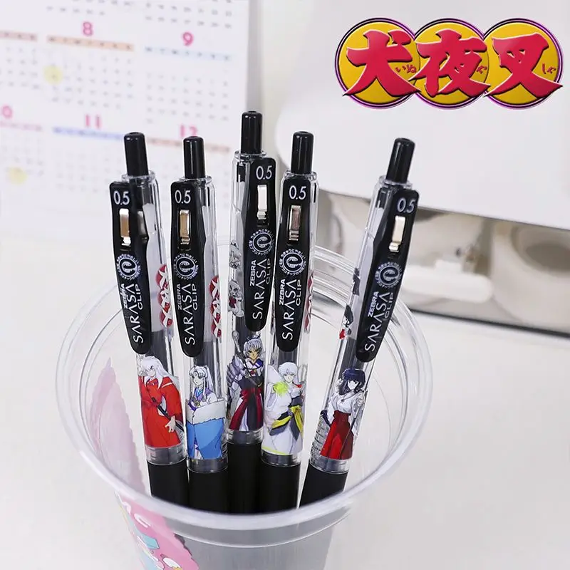 New Inuyasha Kikyō Sesshoumaru Higurashi Kagome Press Gel Pen High Color Value Creative Student Special Writing Smooth Brush Pen view 6
