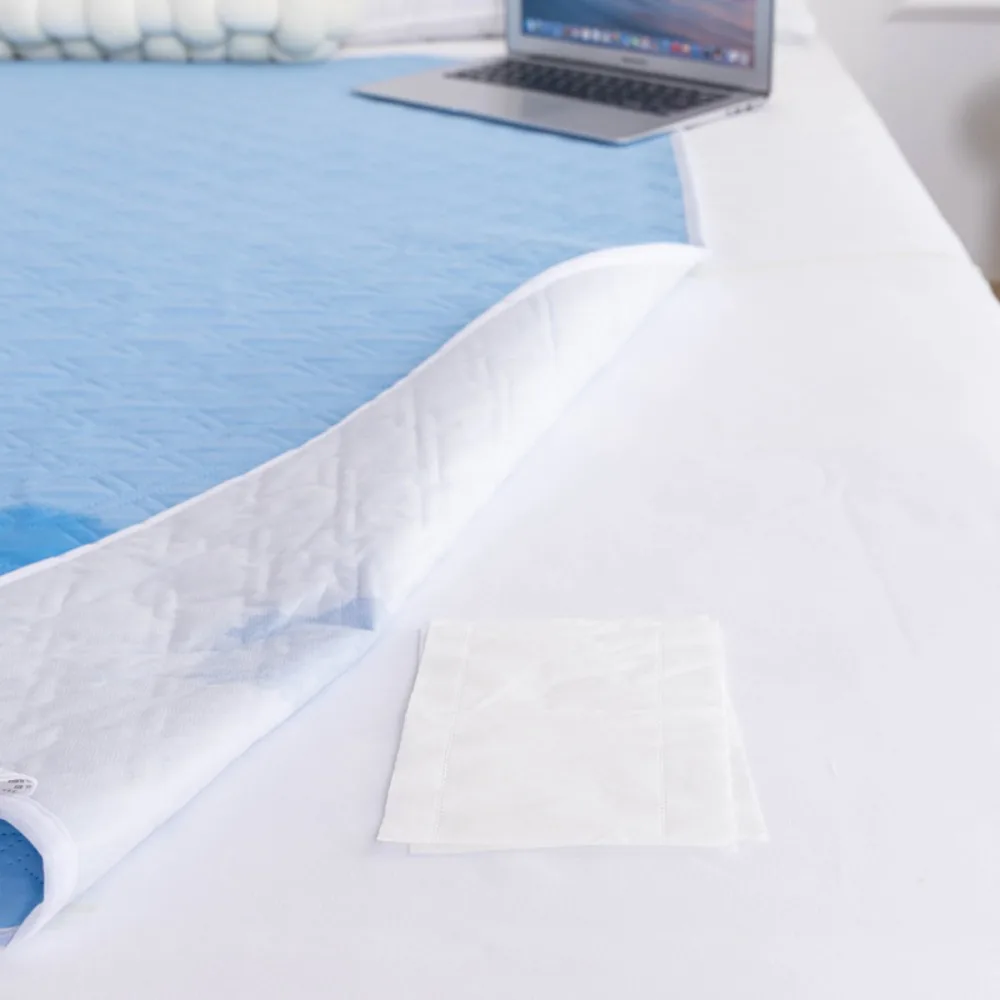 Washable Adult Care Urine Pads Waterproof Stain-resistant Menstrual Leak-Proof Sheet Pad Breathable Rhombus Quilted