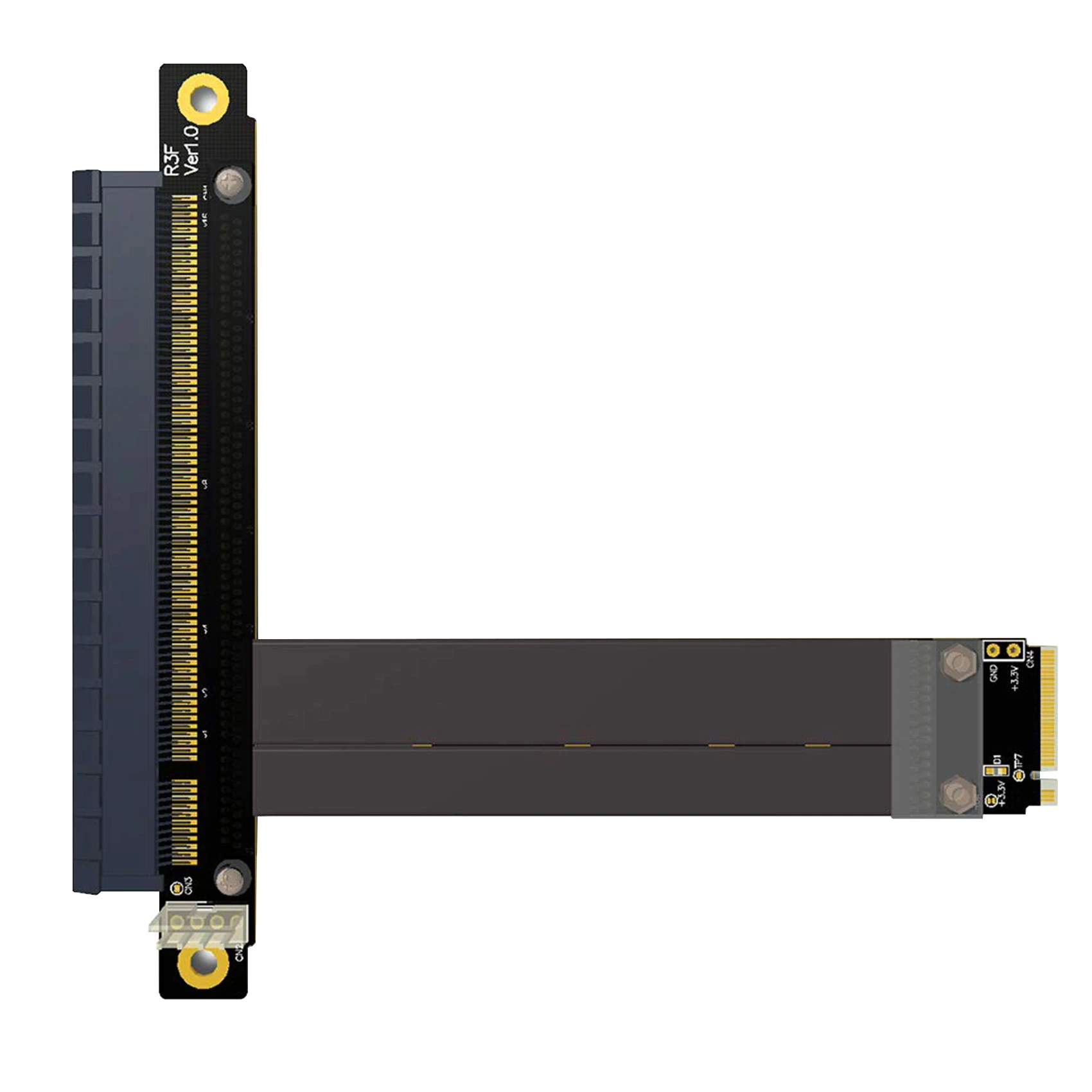 Extension Cable R43SR M.2 NGFF NVMe Key M to PCIE X16 Graphics Card Riser Adapter 16X PCI-E for M.2 2230 2242 2260