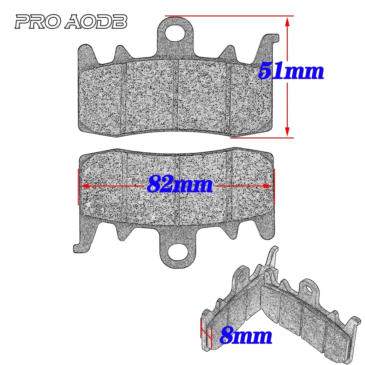 Motorcycle brake pads brass alloy made of high quality material for Ducati 936 Monster 1200 821 Hypermotard 950 939 899 Panigale