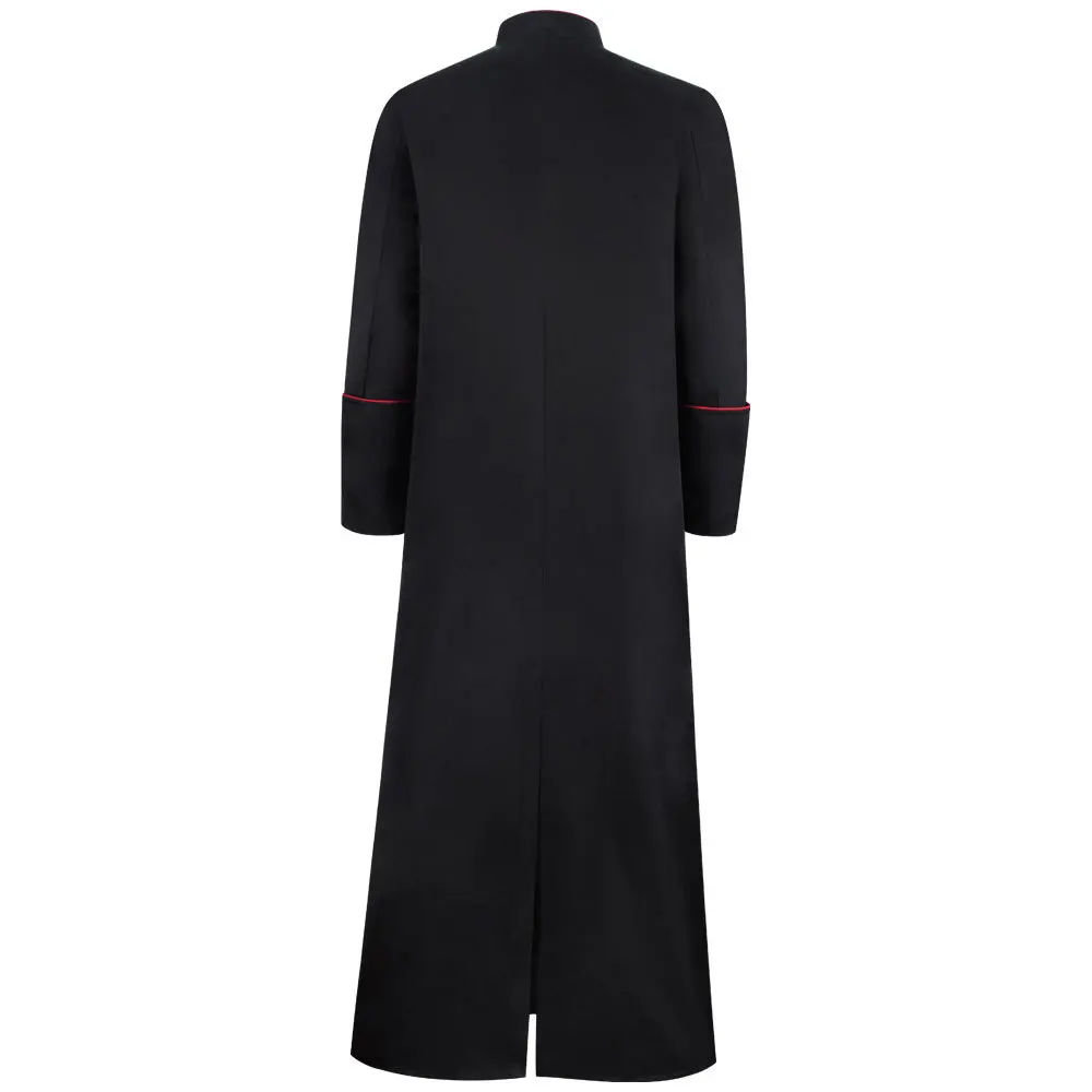 Mittelalterliches Priester-Cosplay-Kostüm, Halloween, Rollenspiel, rotes Priester-Outfit, ethnisches Bühnenkostüm für Damen, Sommer