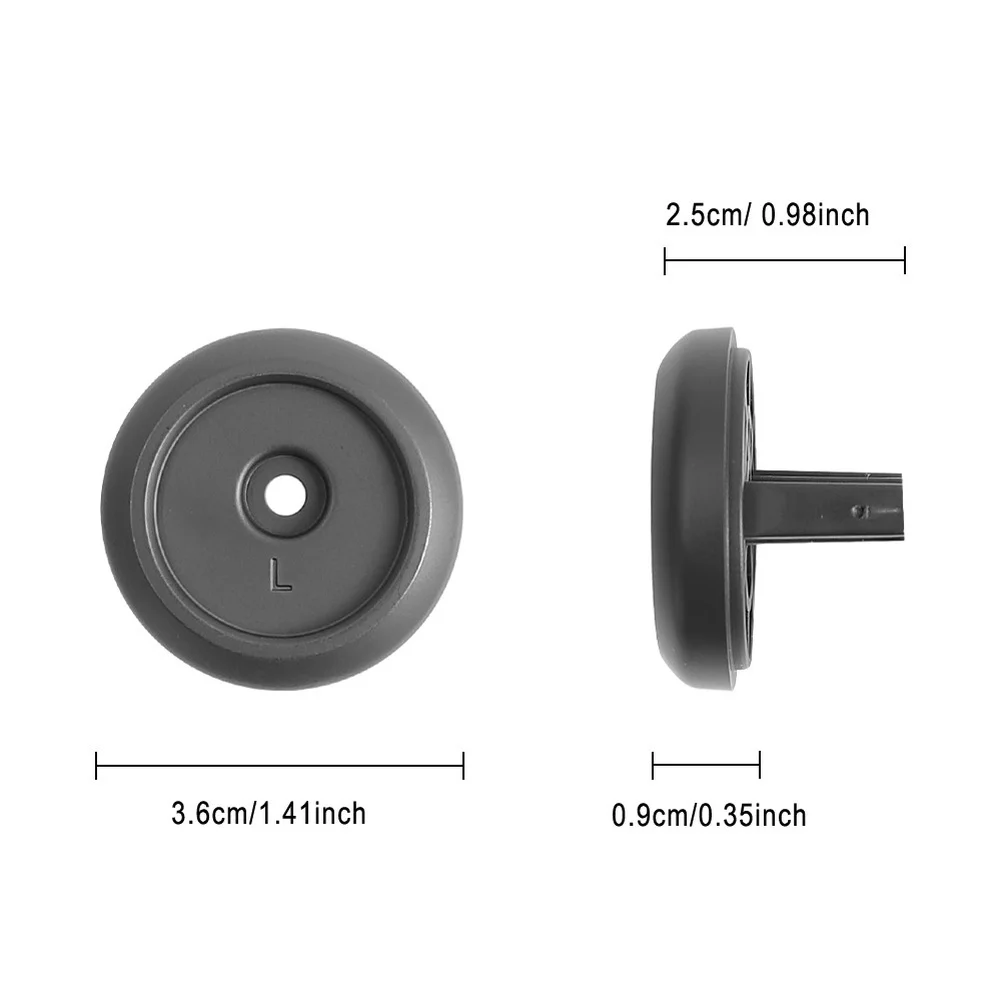 Black Plastic Turn Signal Cover End Cap Compatible with For NINEBOT F2 G2 Scooter Left Right Side 3.6x2.5x0.9cm