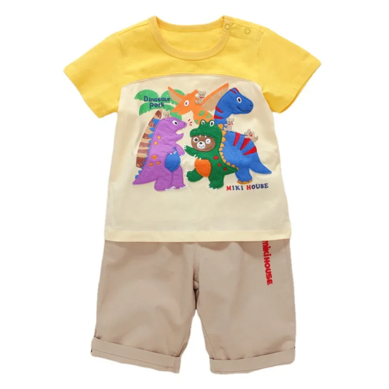 Summer New Japanese and Korean Children\'s Pants Solid Letter Embroidered Shorts Capris Boys Clothes Roupa Infantil Pra Menino