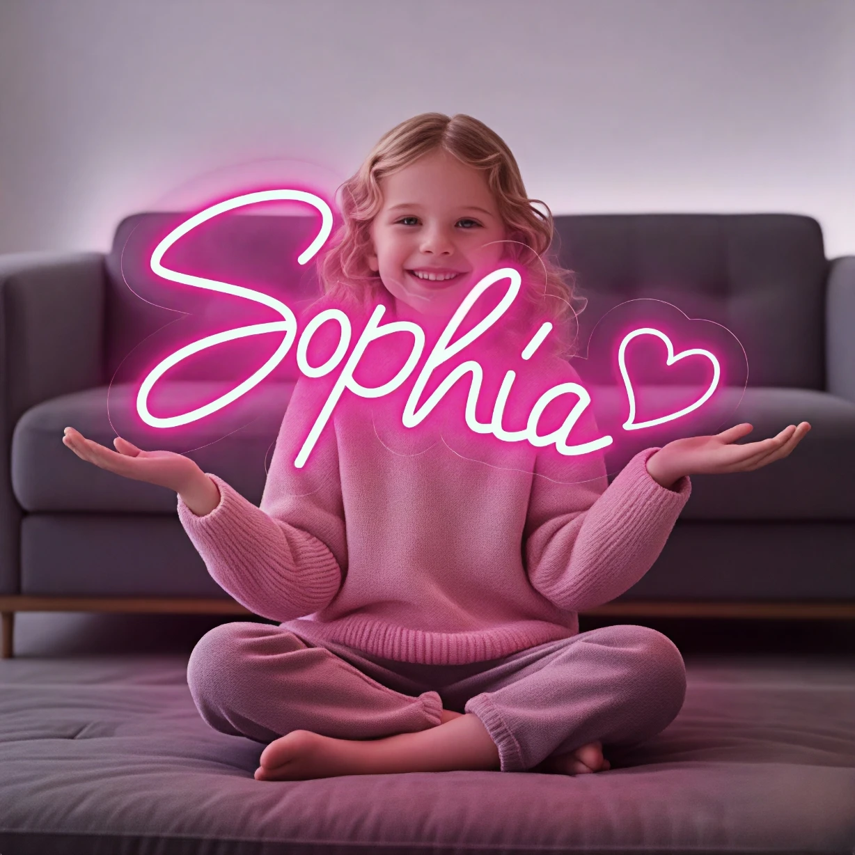 مخصص النيون علامة اسم شخصي تسجيل Led النيون ليلة ضوء هدايا عيد غرفة نوم الديكور جدار الزفاف LED مصباح النيون #2