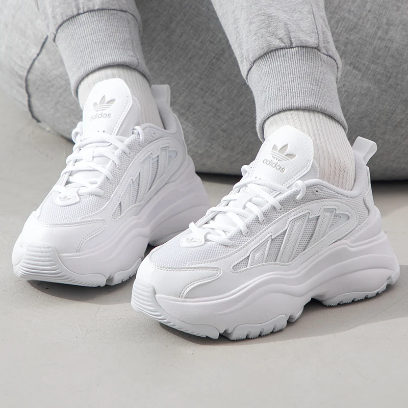 

Adidas Originals Ozgaia Women's Sports Shoes, Sports Thick-Soled Retro Casual Shoes, Wear-Resistant, Comfortable, Breathable Dad Shoes Ig6047