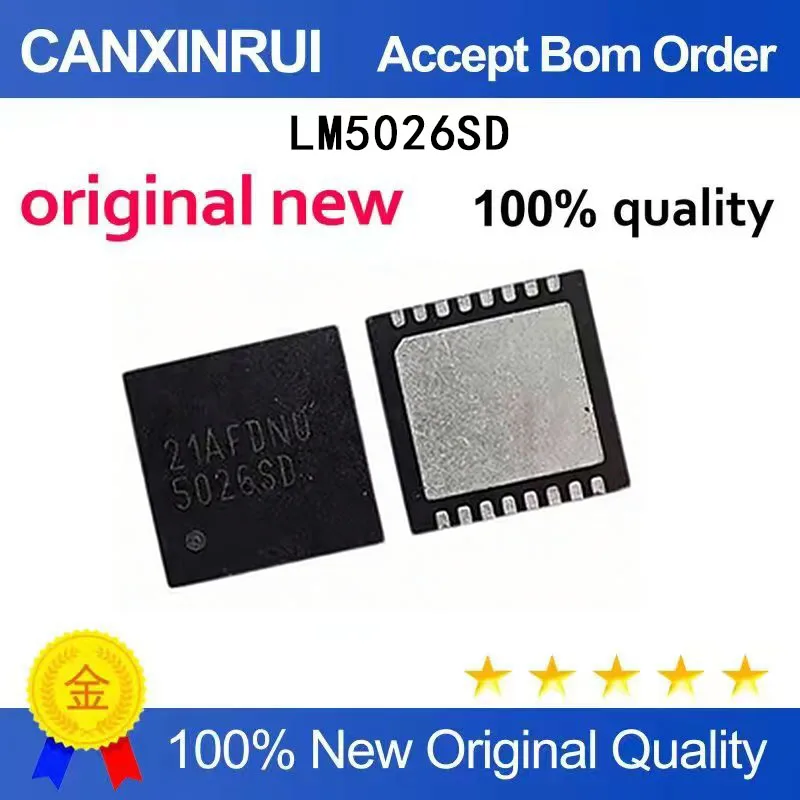(5-100 Pieces) LM5026SD/NOPB silk screen 5026SD TI boost power converter IC chip QFN16