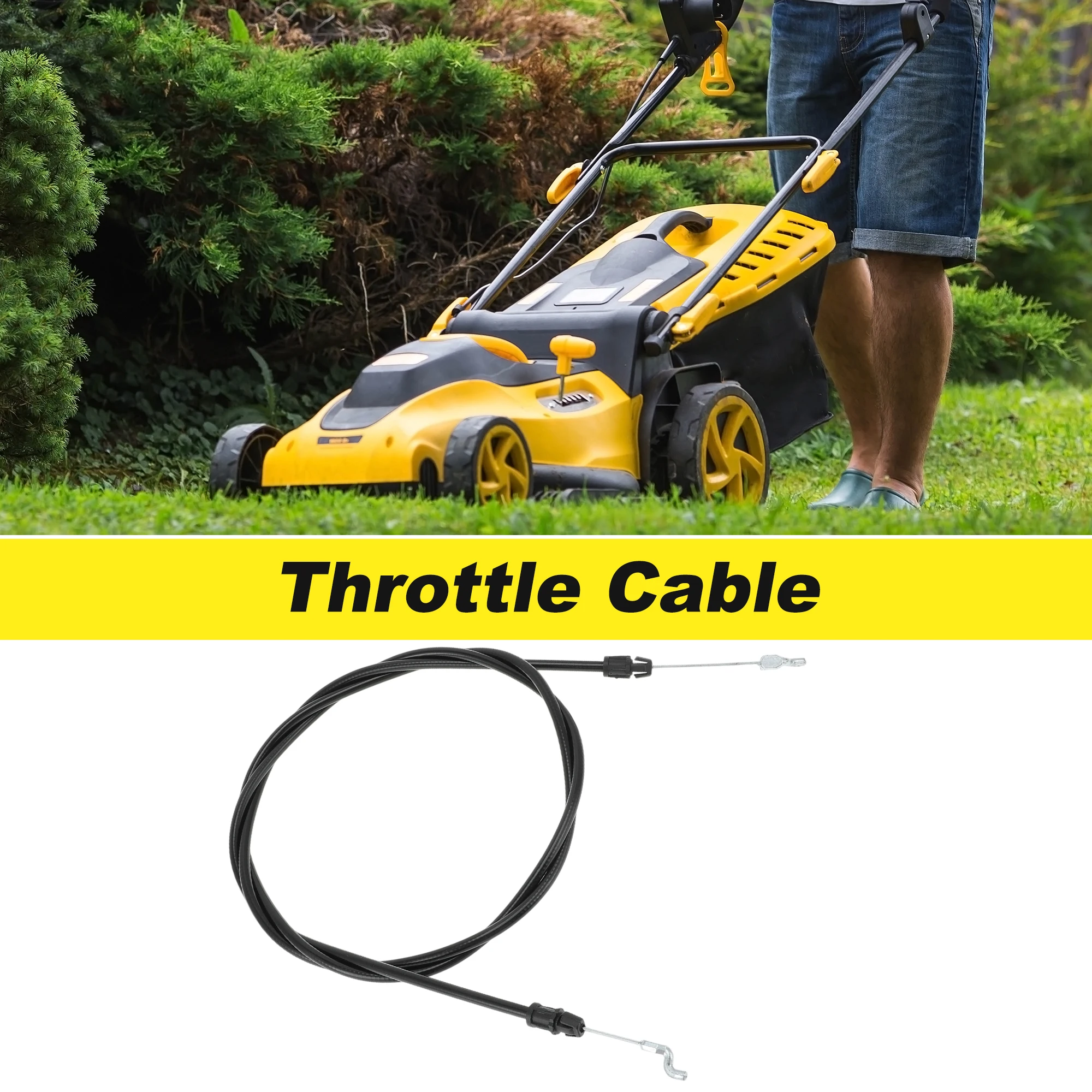 UXCELL No.946-05106B/746-05106B Throttle Control Cable for Cub Cadet for Craftsman