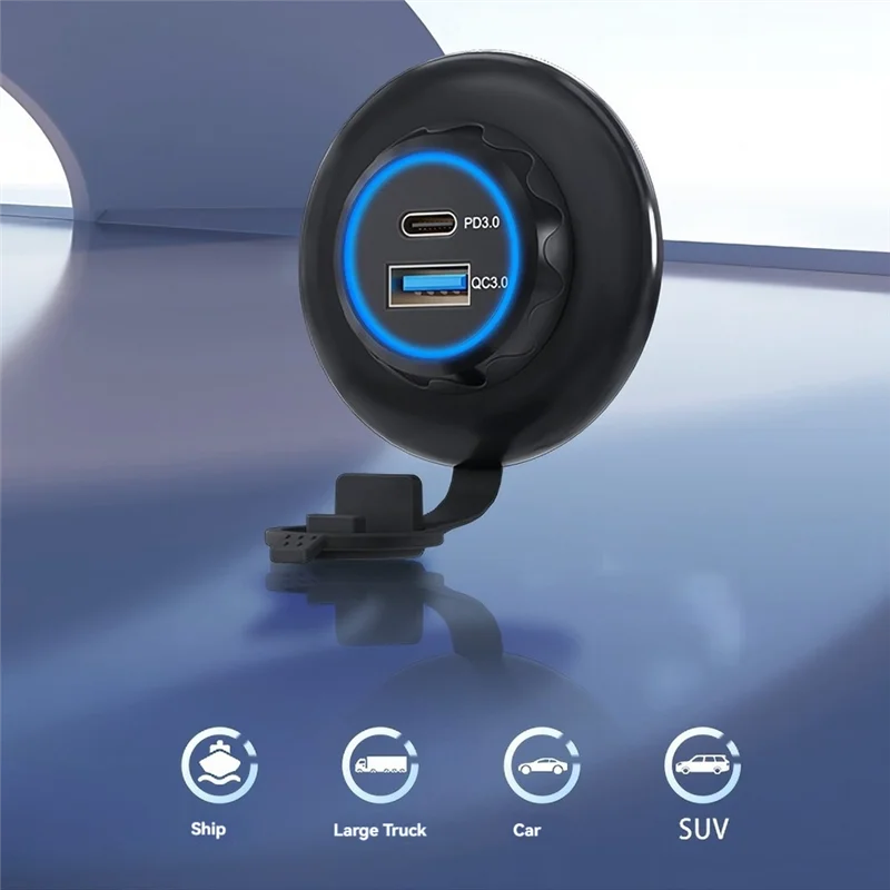 

SQPP-Car Charger Quick Charger 30W Car Fast Charging Phone Charger USB Charger Car Socket