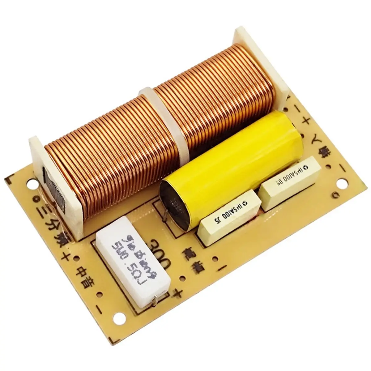 ABGN Hi-Fi 3 Way Audio Speaker Crossover Treble+Midrange+ Crossover Speakers Filter Frequency Divider Crossover Module
