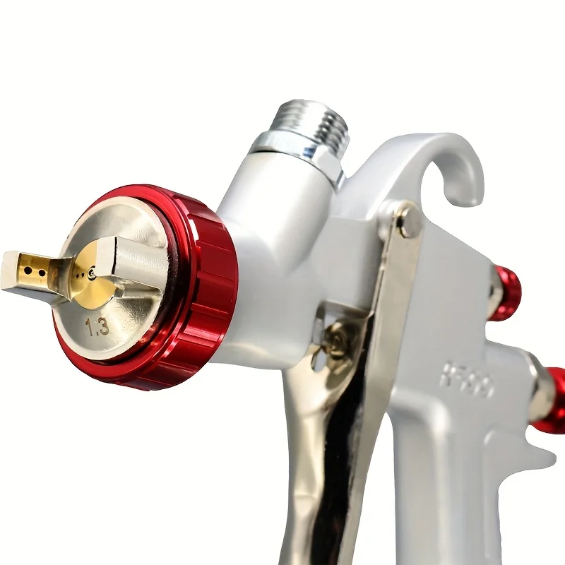 R500 LVLP High Quality Spray Gun, 1.3mm Nozzle High Efficiency And Stable Fog, Suitable for Scene, Furniture, Fencing, Hardware