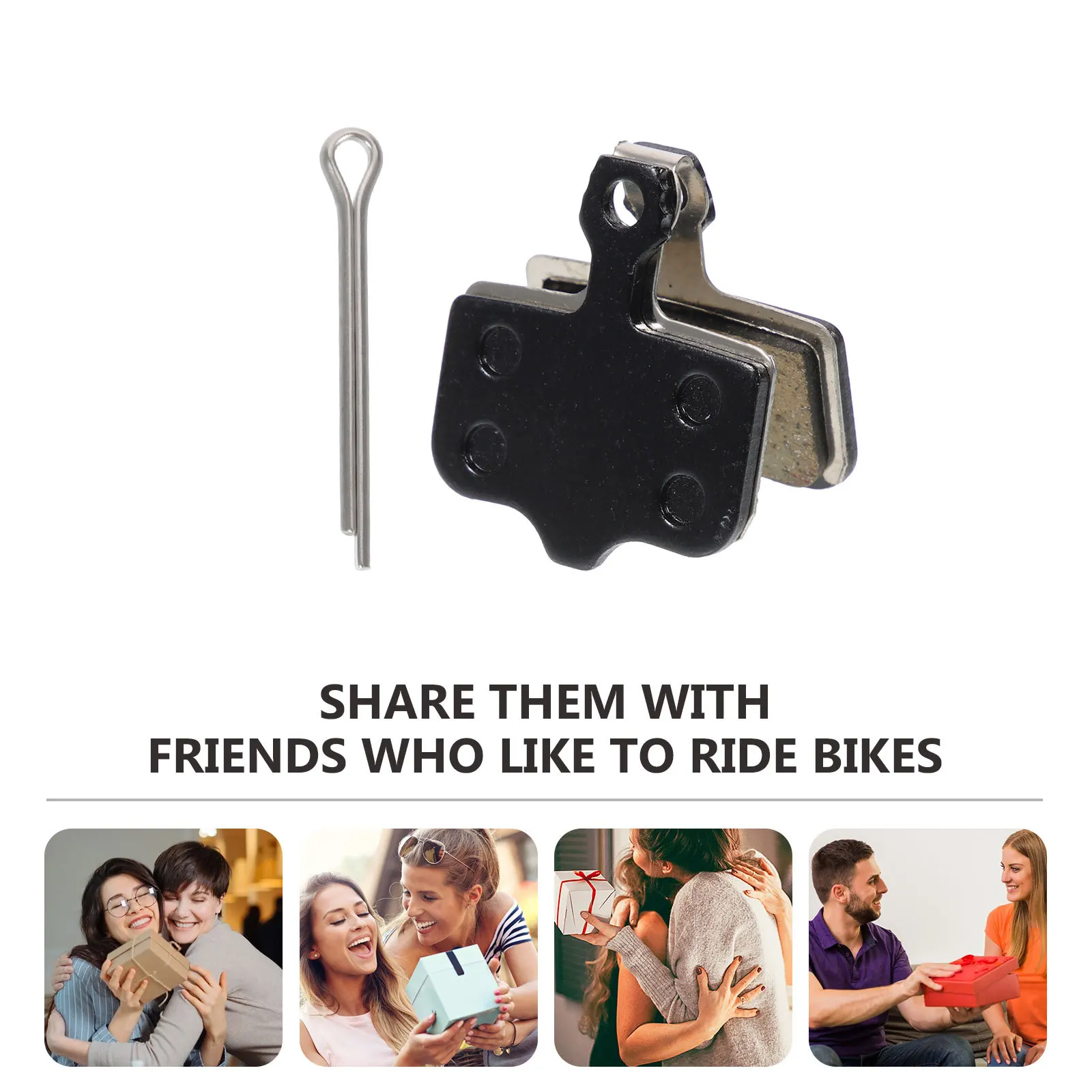 

Bike Brake Pad High-Grade Thick Wear-Resistant Replacement for Mountain City Folding Bikes Smooth Quiet Long-Lasting Performance