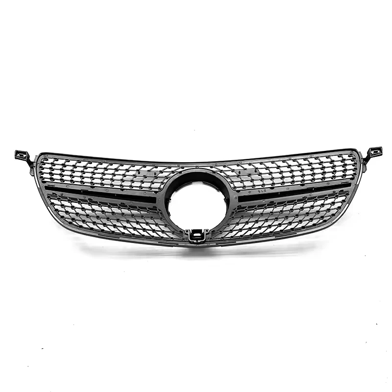 Wholesale durable tuning part silver chromed diamond mesh grille for Mercedes Benz GLE Coupe C292 2015-2019