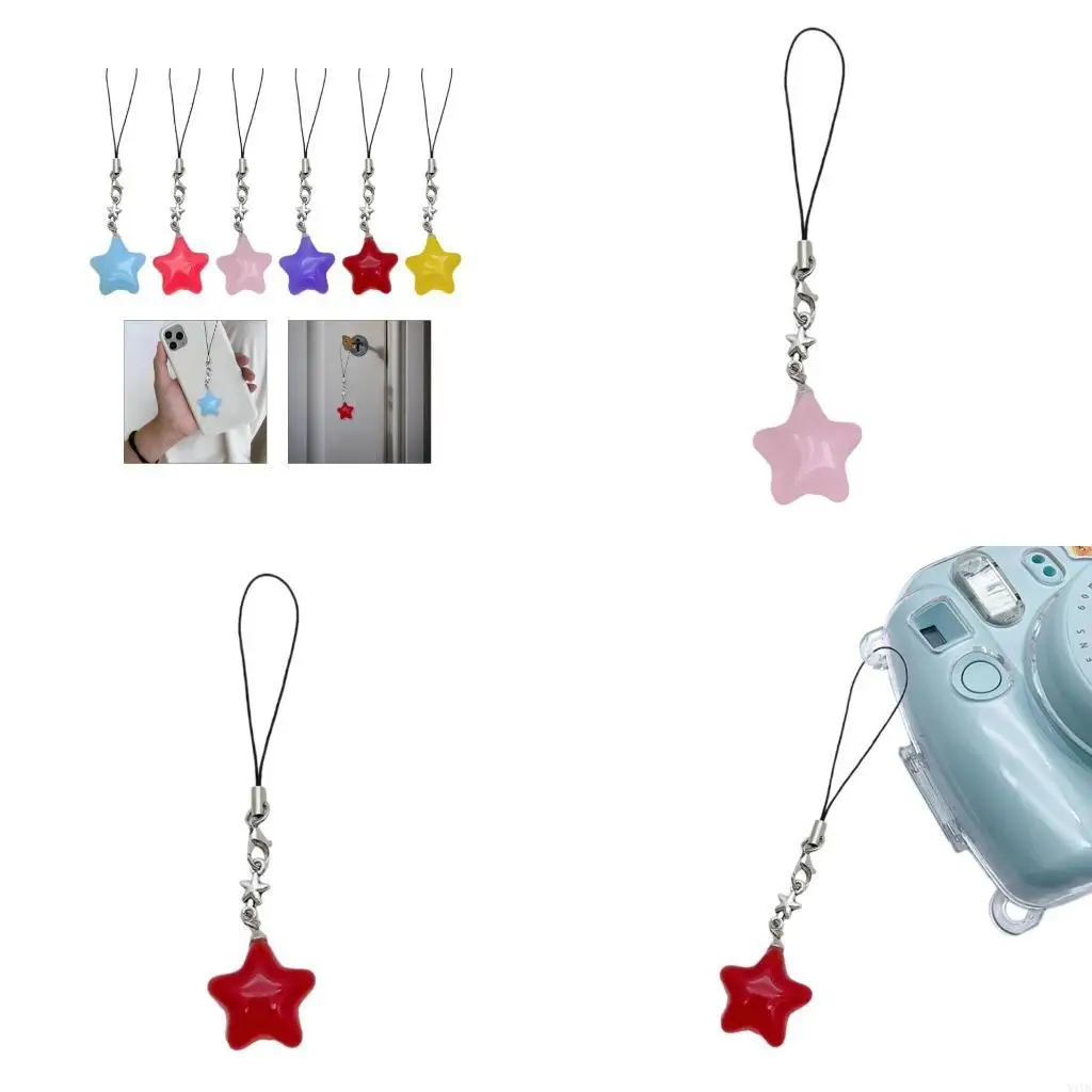 x4ya-candy-color-phone-lanyard-star-comphys-formes-Подвесной-ремешок-для-запястья-съемный-телефон