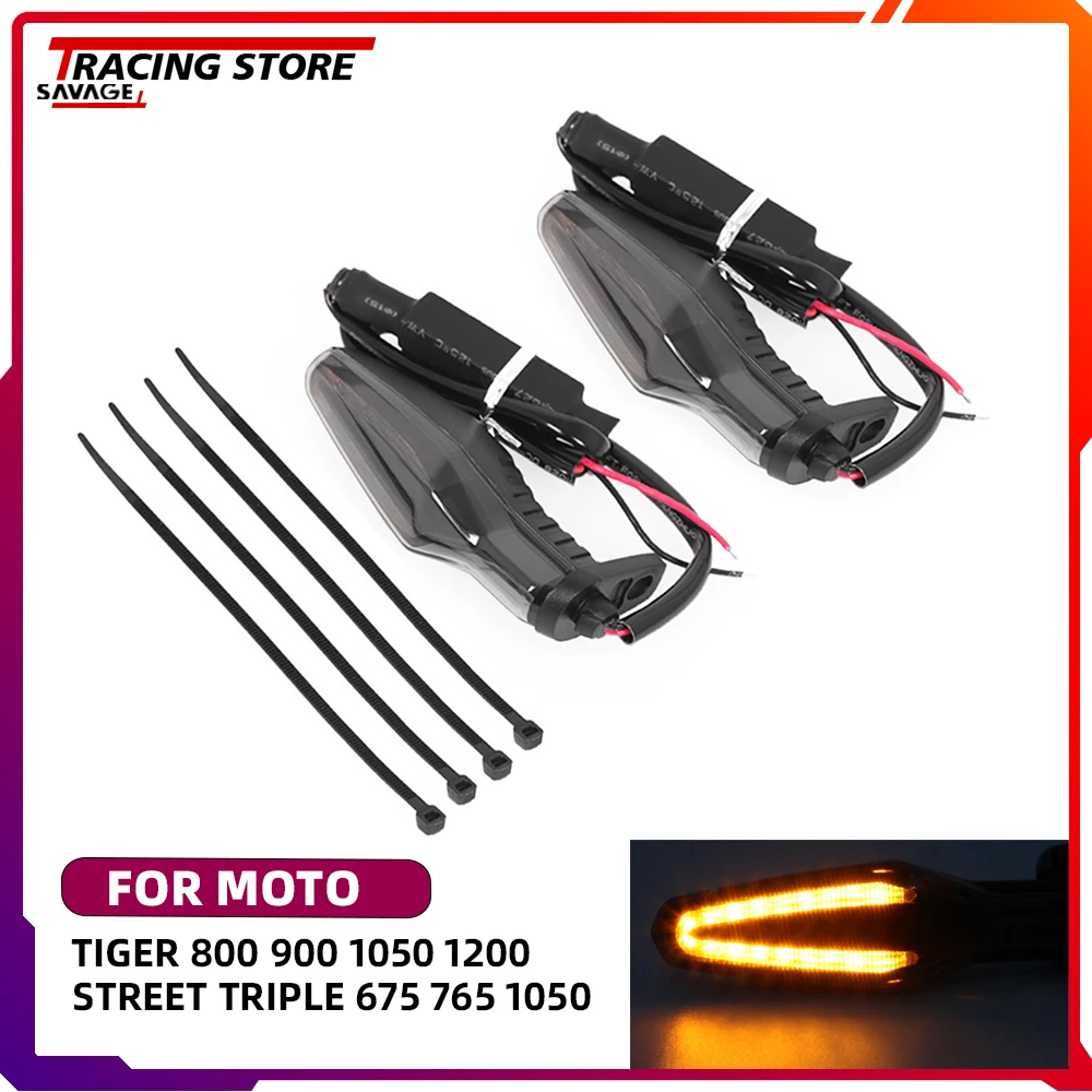 For Daytona Street Triple 675 765 1050 1200 Tiger 800 850 900 1050 1200 Flasher LED Motorcycle Turn Signal Light Indicator Lamp