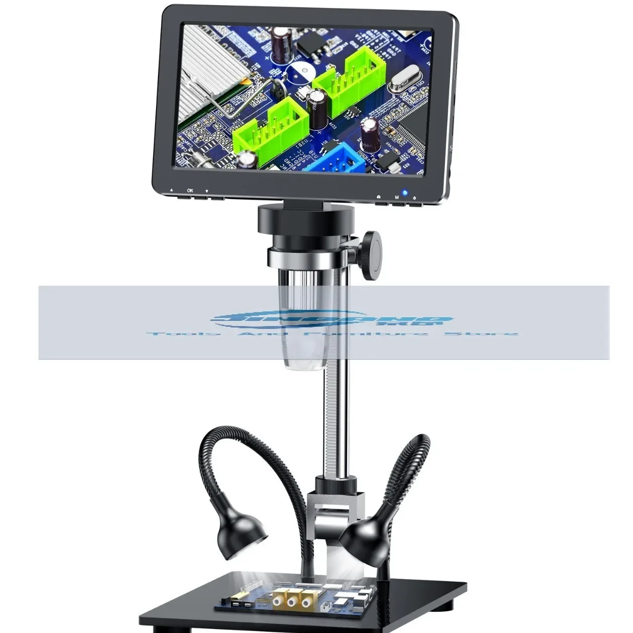 7 inch pro mobile phone repair digital microscope high definition industrial electron microscope