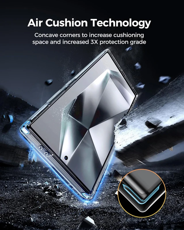 Vollständige Silikon-Schutzhülle für Galaxy Samsung S25 S24 S23 S22 S21 Ultra FE Plus, ultradünn, transparent, Silikon-Softcover – Detail 4