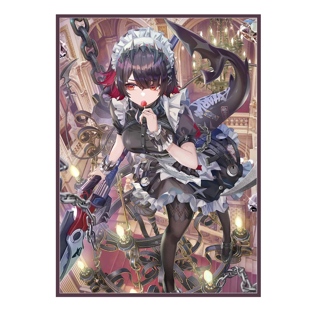 

60pcs 66*91mm Laser Animation Sleeve WS Trading Card Sleeve DTCG or PKM Card Protective Sleeve