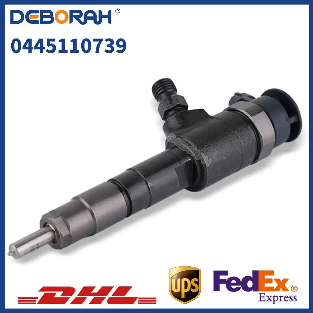 0445110739 Diesel Fuel Injector Assembly For Ford Peugeot Citroen Fiat 1.6 TDCI HDI