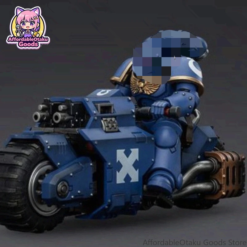 3D Printed Space Marine Outrider Motorcycle Bike Chainsword Bolt Pistol Unpainted DIY Kit Desktop