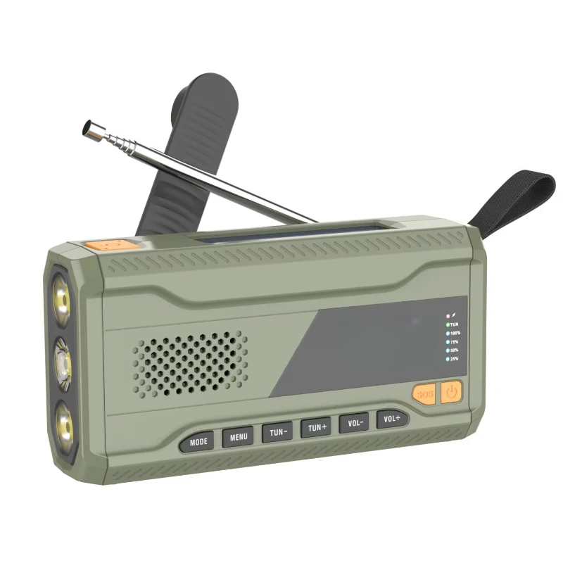 

4500 mAh Household Power Supply Multi-function Hand Crank