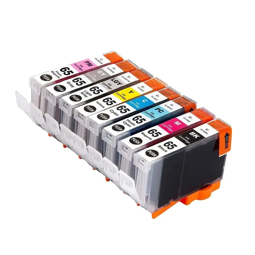 CLI65 CLI-65 CLI 65 Premium Color Compatible Inkjet Ink Cartridge For Canon Pixma PRO-200 PRO200 PRO 200 Printer