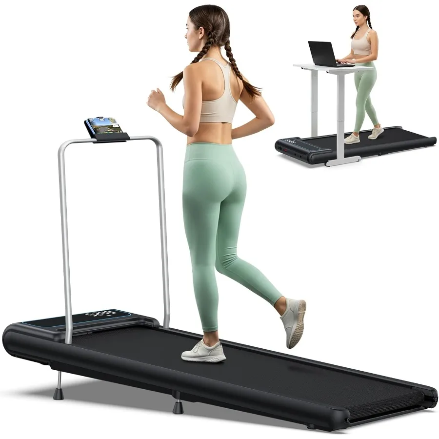 10 وسادة مشي مائلة 2 في 1 قابلة للطي للمنزل والمكتب 3.0 حصان محمولة تحت المكتب مع هان