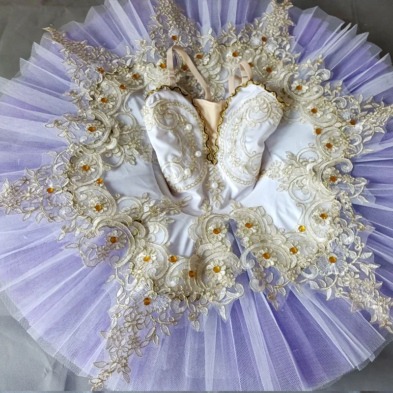 Tutu Ballet Professional Ballet Dress Girl Performance Costume White Female Sleeping Swan Lake Tutu Ballet Wear