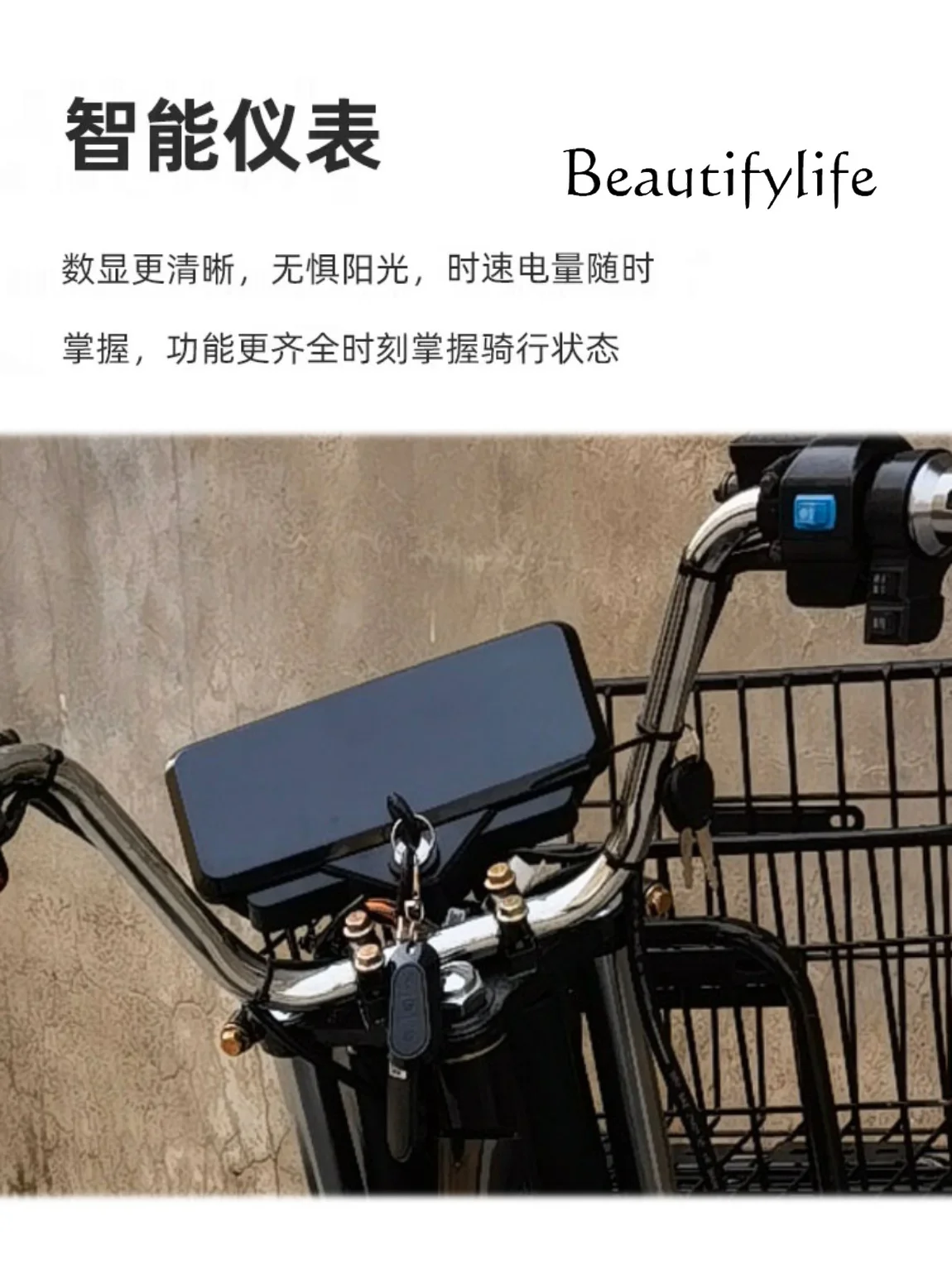 High-Speed Electric Tricycle Battery Scooter Household Agricultural Truck Load Pulling Goods