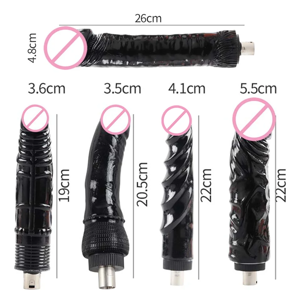 Adult Sex Toys 3XLR Connector Accessories for 3XLR Sex Machine Devices, Realistic Dildo 3XLR Attahcments Toys for Women and Men