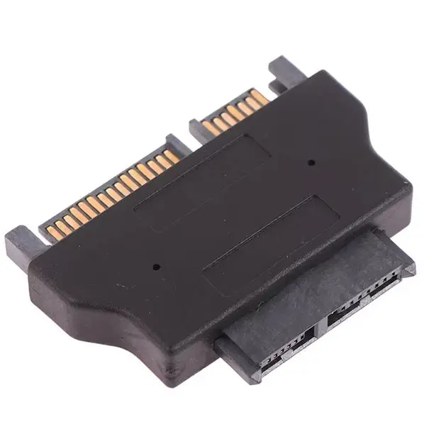1PC Slimline SATA Adapter 7+6 Pin Male to 22 Pin SATA 7+15 Serial Female Electronic Accessories for Storage Devices