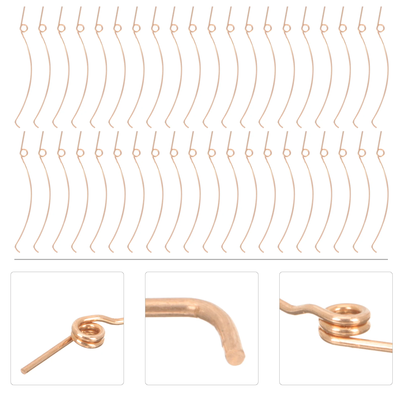 

70 Pcs Accessories Sound Damping Spring Piano Vertical Springs Copper Hammer Replacement