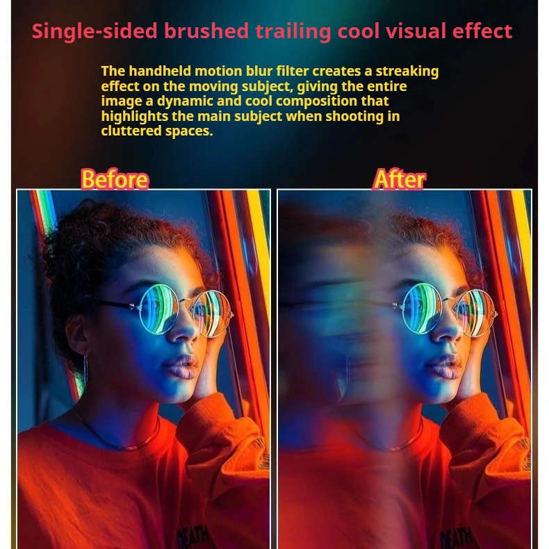 شبح FX سوبر سبيد ​ ​ مرشح المنشور من جانب واحد للتصوير الفوتوغرافي للمؤثرات الخاصة لملحقات عدسة كاميرا الفيديو